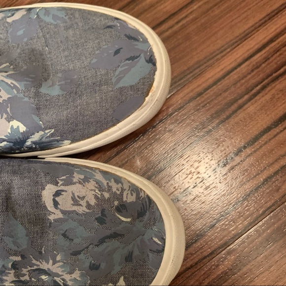 ORDER CANCELLED - Floral Slip On Sneakers!!💙💙 - Picture 2 of 9